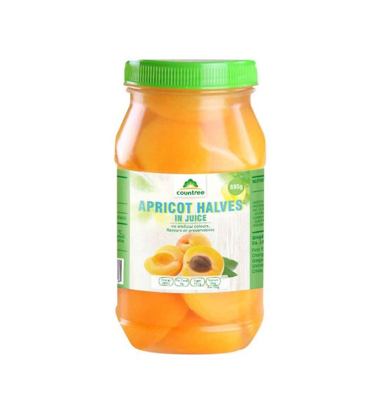 瓶装杏罐头
