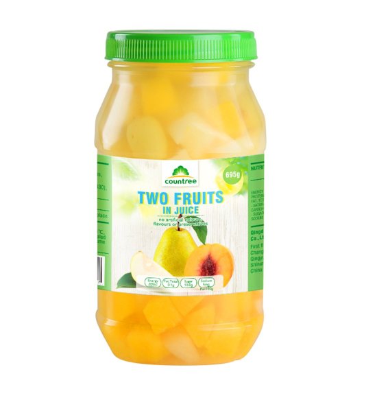 瓶装什锦水果罐头