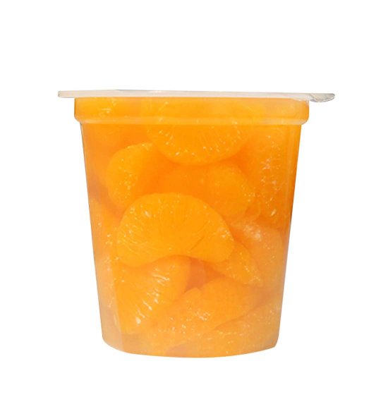 8盎司桔子水果杯