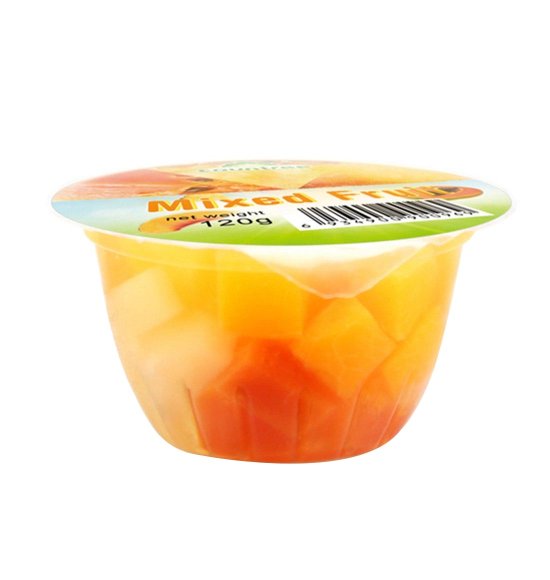 盎司三色热带水果杯