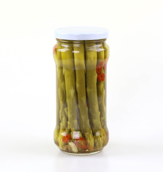 调味绿芦笋罐头